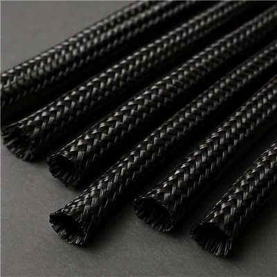 Mangas de fibra de carbono prontas para cabos
